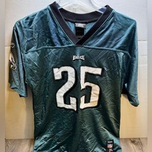 LeSean McCoy #25 Philadelphia Eagles NFL Reebok Green On Field Jersey youth XL